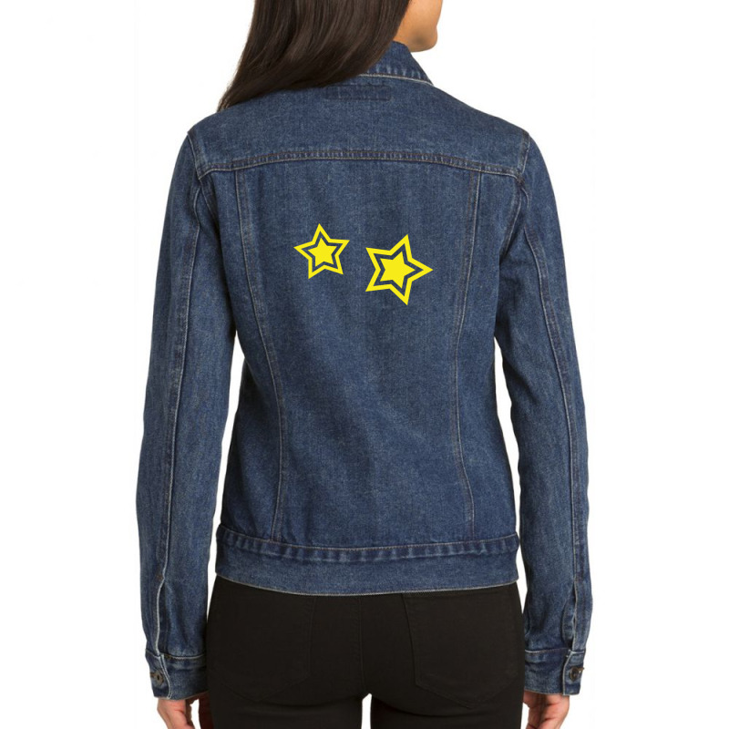 Primal Stars Ladies Denim Jacket by ChandraGay | Artistshot