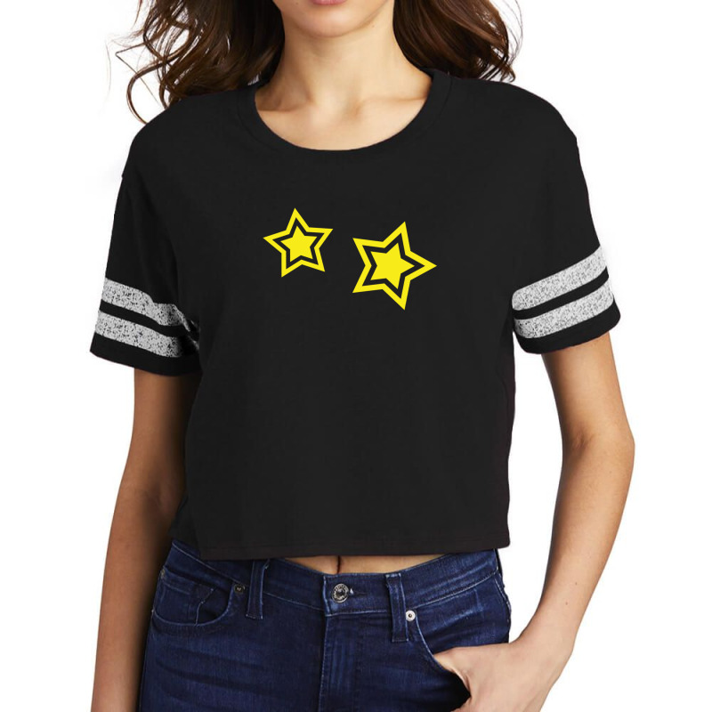 Primal Stars Scorecard Crop Tee by ChandraGay | Artistshot