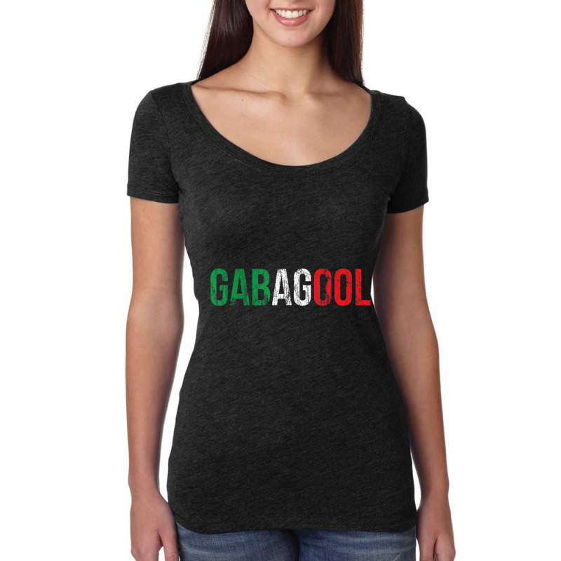 Gabagool Capicola Meat New Jersey Italian Pride Women's Triblend Scoop T-shirt by cm-arts | Artistshot