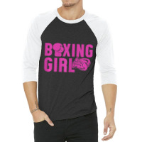 Womens Fighter Girl Boxer Athlete 3/4 Sleeve Shirt | Artistshot