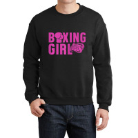 Womens Fighter Girl Boxer Athlete Crewneck Sweatshirt | Artistshot