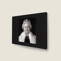 La Reine Elizabeth Ii  (2) Landscape Canvas Print | Artistshot