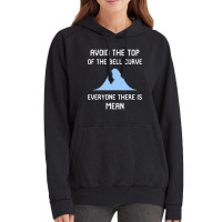 Avoid The Top Of The Bell Curve Vintage Hoodie | Artistshot