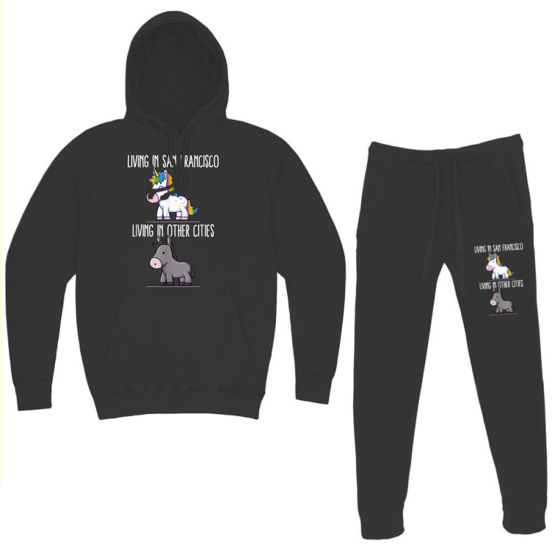 Living In San Francisco Pride California Unicorn Love Hoodie & Jogger set by Outpost | Artistshot