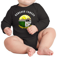 Senador Canedo Coat Of Arms Flag National Pride Gift Souveni Long Sleeve Baby Bodysuit | Artistshot