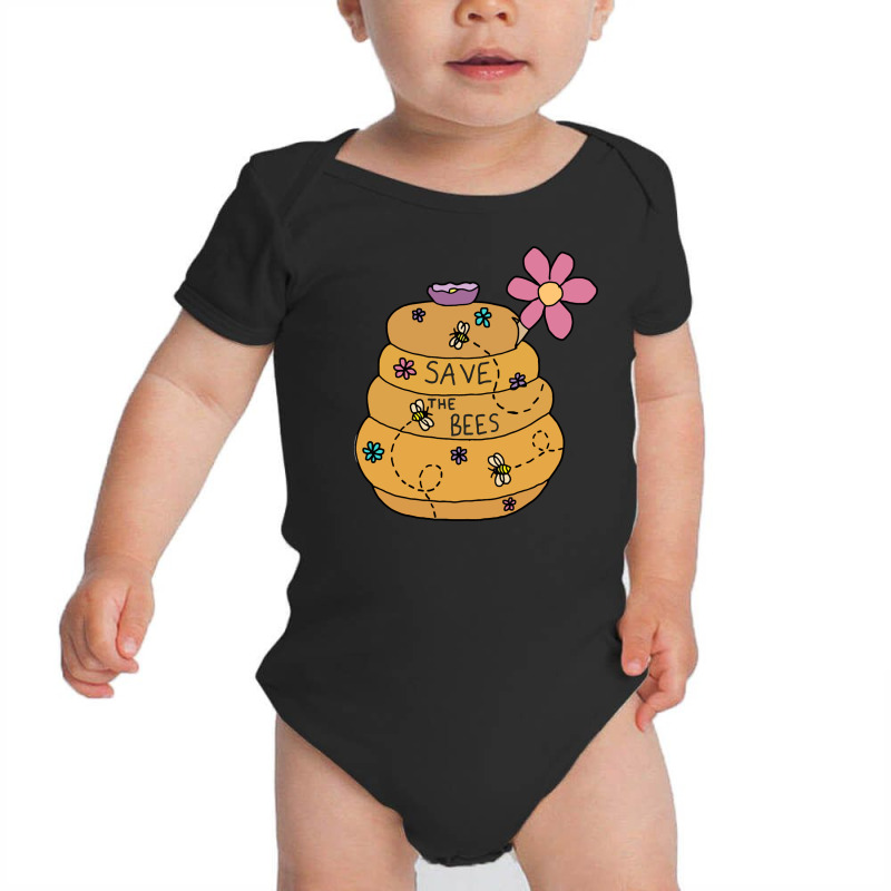 Save The Bees Honey Pot Baby Bodysuit | Artistshot