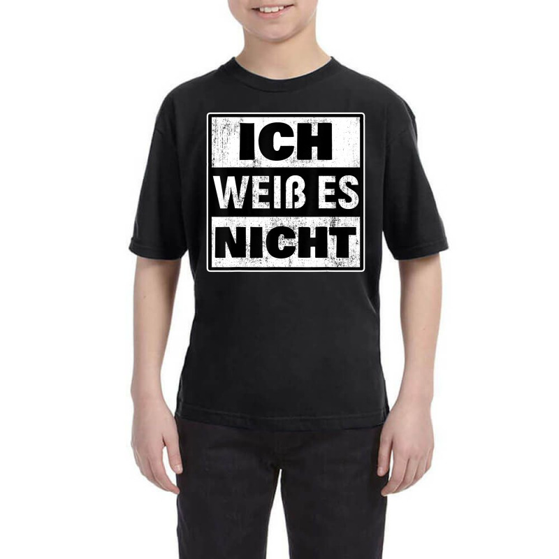 German I Don't Know Germany Language Quote Flag Youth Tee | Artistshot