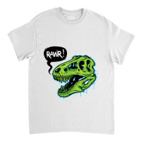 Spooky T-rex Skull Classic T-shirt | Artistshot