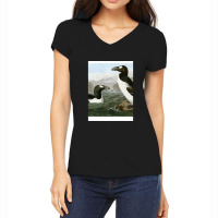 Seabirds - John James Audubon Women's V-neck T-shirt | Artistshot