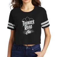 Thunder Road Dark Version Scorecard Crop Tee | Artistshot