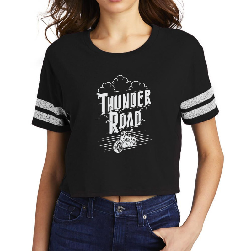 Thunder Road Dark Version Scorecard Crop Tee by JosephVanlandingham | Artistshot