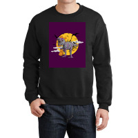 Halloween Dinosaur T-rex Mummy Pumpkin  Graphic Crewneck Sweatshirt | Artistshot