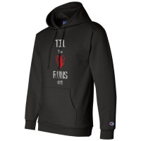 Til The Love Runs Out - White & Red Champion Hoodie | Artistshot