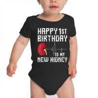 Kidney Transplant Anniversary 1st Birthday Baby Bodysuit | Artistshot