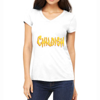 Tgfbro Childish Ufo Fitted Scoop Women's V-neck T-shirt | Artistshot