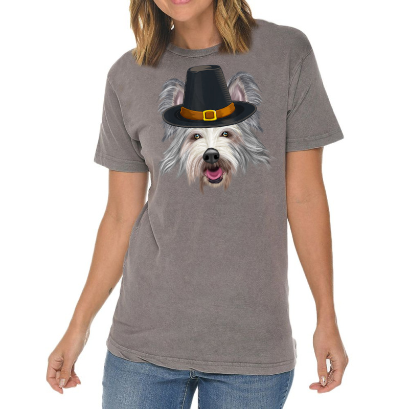 Berger Picard Wearing Pilgrim Hat Thanksgiving T Shirt Vintage T-Shirt by melliebowleli | Artistshot