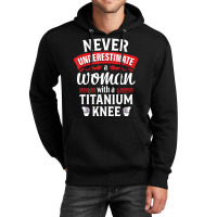 Knee Replacement Woman Surgery Recovery Unisex Hoodie | Artistshot