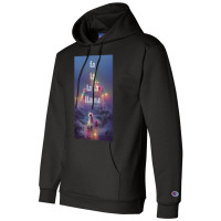 Fa La La La Llama Christmas Lights Snowflakes Cyberpunk Champion Hoodie | Artistshot