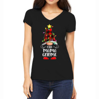 The Mama Gnome Light Matching Family Group Christmas Pajama Women's V-neck T-shirt | Artistshot