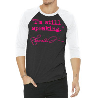 Womens I'm Still Speaking   Kamala (fuschia) V Neck T Shirt 3/4 Sleeve Shirt | Artistshot