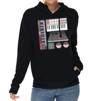 Music Producer Composer Record Electronic Music Synthesizer Lightweight Hoodie | Artistshot