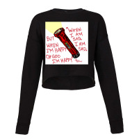 Flashlight The Front Bottoms Cropped Sweater | Artistshot