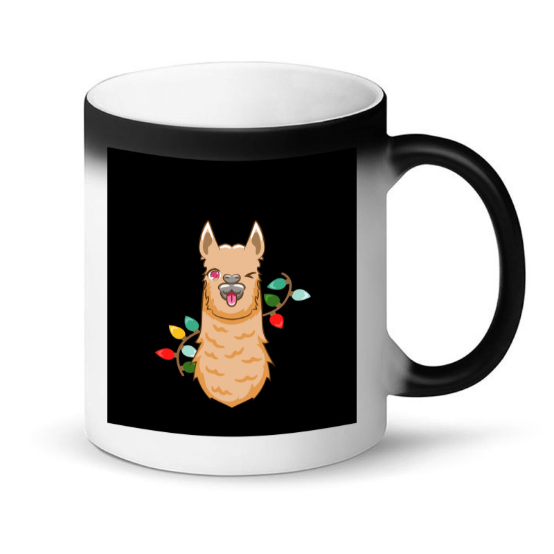 Fa La La La Llama Christmas Santa  Sleeveless Top Magic Mug | Artistshot