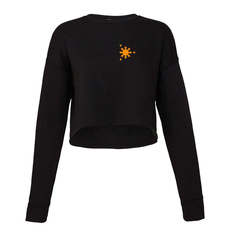 Filipino Philippines Sun Stars Flag Pride Cropped Sweater by CathyCurry | Artistshot