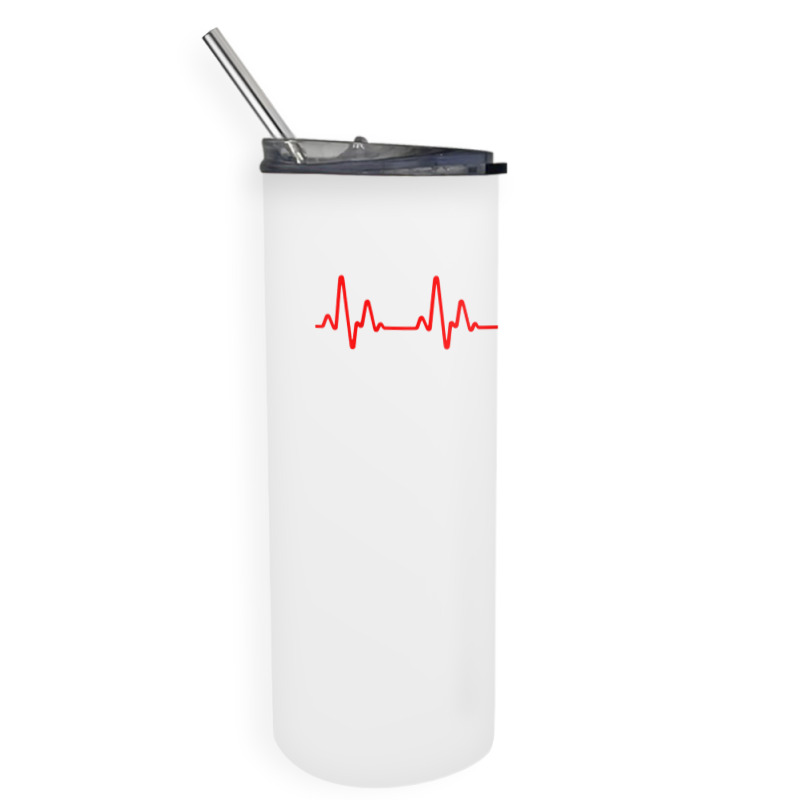 Emergency Medicine Emergency Room Nurse Er Heartbeat T Shirt Skinny Tumbler | Artistshot