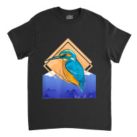 King Fisher Set Over Mountain In Spring Classic T-shirt | Artistshot