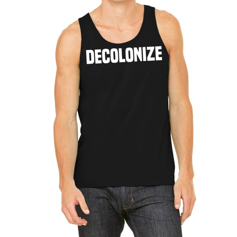 Decolonize Indigenous Native American Education Gift Sweatshirt Tank Top | Artistshot