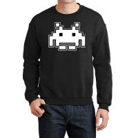 Classical Space Invader Crewneck Sweatshirt | Artistshot