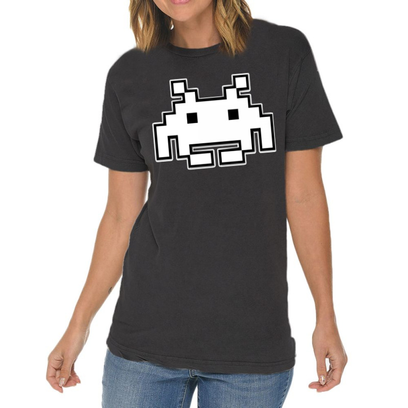 Classical Space Invader Vintage T-Shirt by MICHAELSCOTTREXEL | Artistshot