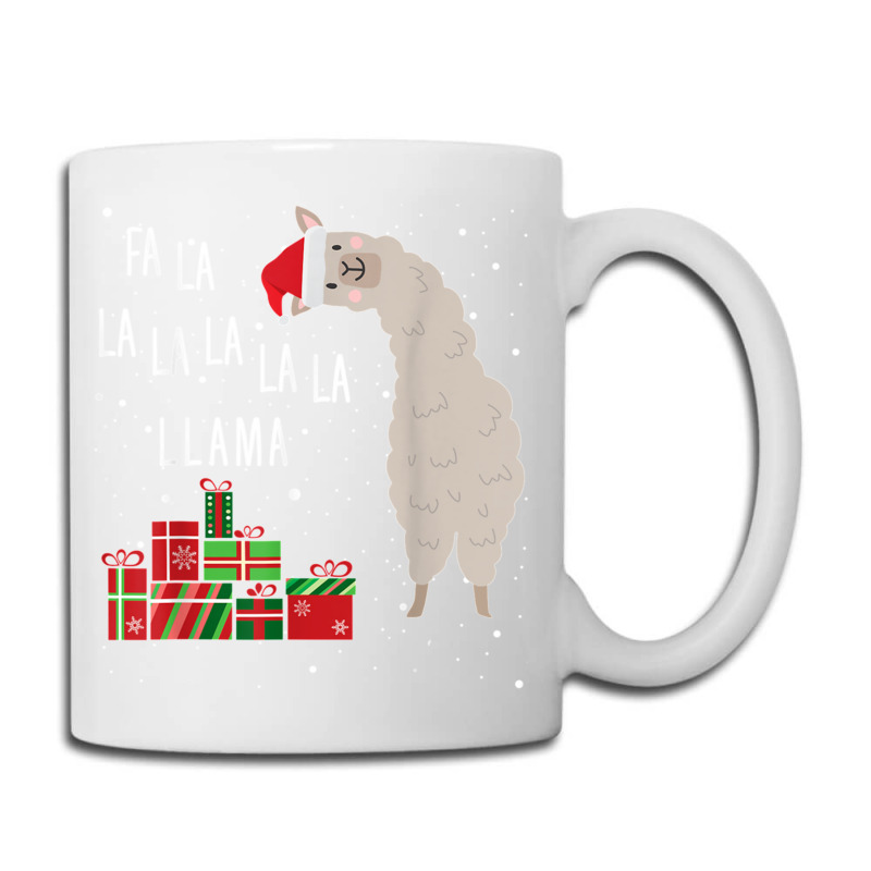 Gift Fa La La La Llama Christmas Lights Snowflakes Llama Christmas For Coffee Mug | Artistshot