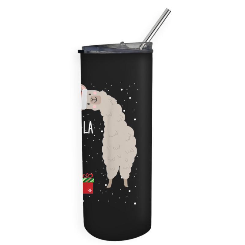 Gift Fa La La La Llama Christmas Lights Snowflakes Llama Christmas For Skinny Tumbler | Artistshot