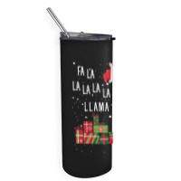 Gift Fa La La La Llama Christmas Lights Snowflakes Llama Christmas For Skinny Tumbler | Artistshot