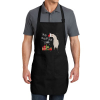 Gift Fa La La La Llama Christmas Lights Snowflakes Llama Christmas For Full-length Apron | Artistshot