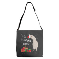 Gift Fa La La La Llama Christmas Lights Snowflakes Llama Christmas For Adjustable Strap Totes | Artistshot