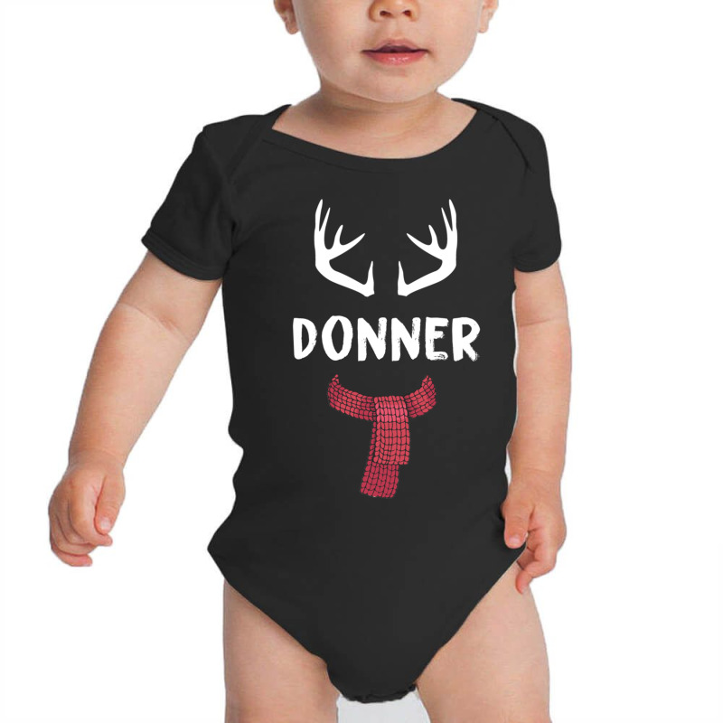 Donner Reindeer Christmas Matching Pjs Group Costume Gift Pullover Baby Bodysuit | Artistshot