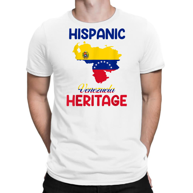 Venezuela Map Venezuela Flag Hispanic Heritage Latin Month T Shirt T-Shirt by cm-arts | Artistshot