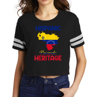 Venezuela Map Venezuela Flag Hispanic Heritage Latin Month T Shirt Scorecard Crop Tee | Artistshot