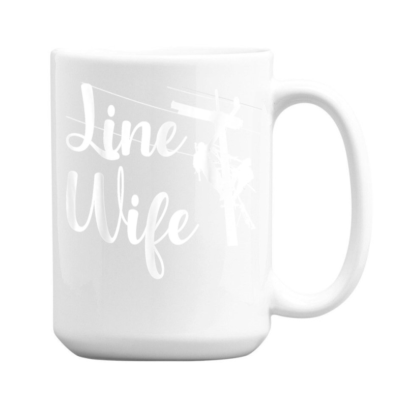 Lineman Wife Lineworker Electrician Girlfriends 15 Oz Coffee Mug | Artistshot