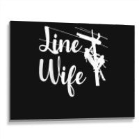 Lineman Wife Lineworker Electrician Girlfriends Metal Print Horizontal | Artistshot