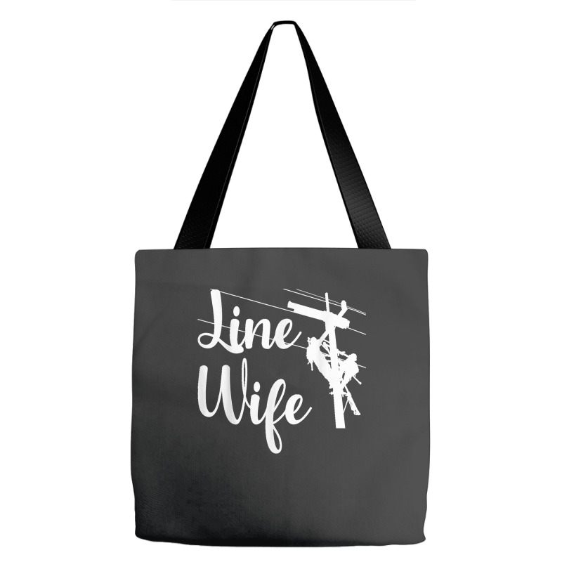 Lineman Wife Lineworker Electrician Girlfriends Tote Bags | Artistshot