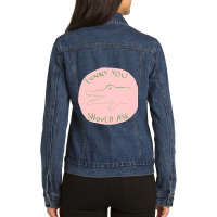 The Front Bottoms Inspired Alligator Ladies Denim Jacket | Artistshot