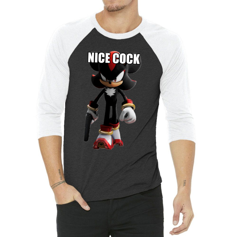 Edgehog With A Weapon 3/4 Sleeve Shirt | Artistshot