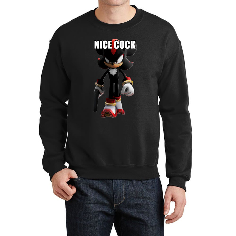 Edgehog With A Weapon Crewneck Sweatshirt | Artistshot