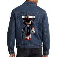 Edgehog With A Weapon Men Denim Jacket | Artistshot