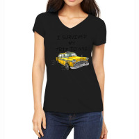 I Survived My Trip To Nyc Women's V-neck T-shirt | Artistshot