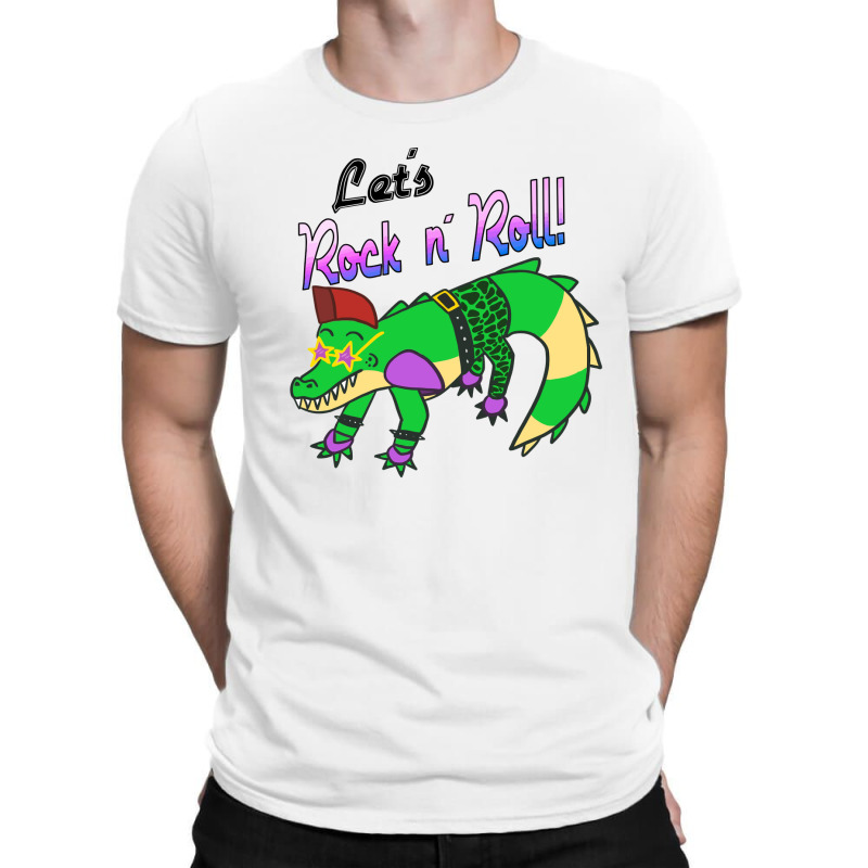 Lets Rock N Roll Croc T-Shirt by Wrip1959 | Artistshot